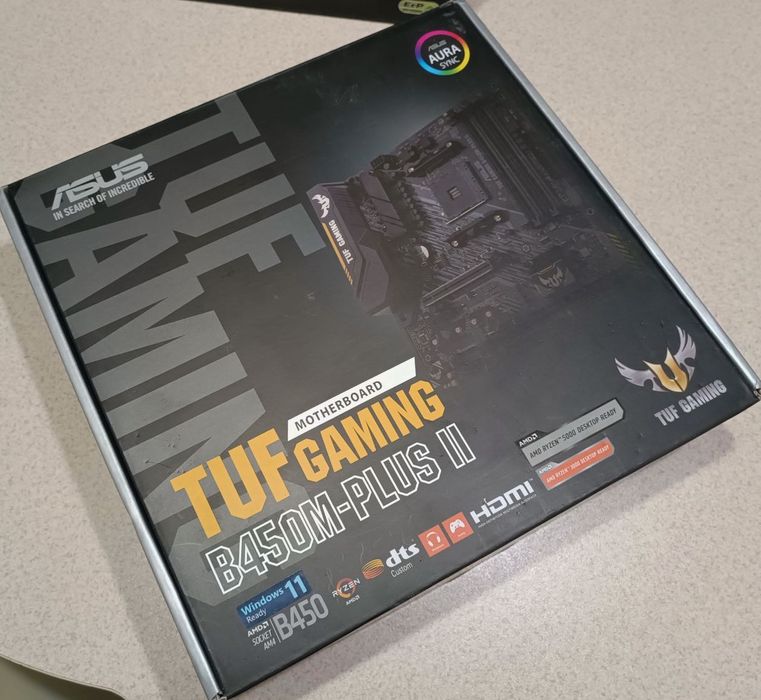 B450 ASUS TUF GAMING plus ii на гарантії + лицензия виндовс