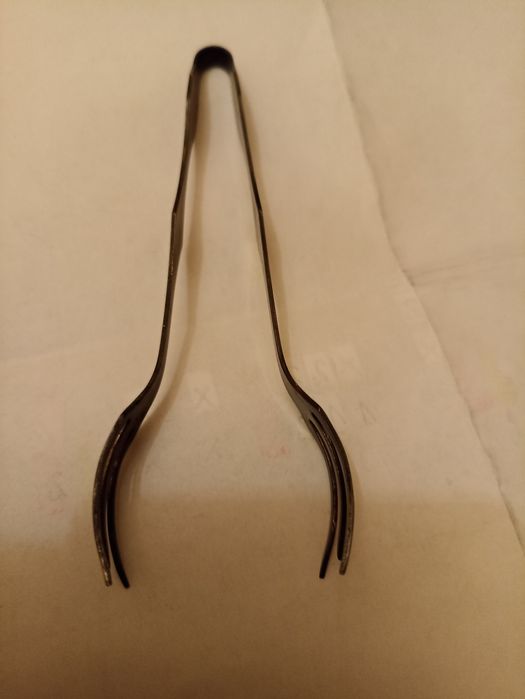 Widelczyk srebrzony do lodu,cukru