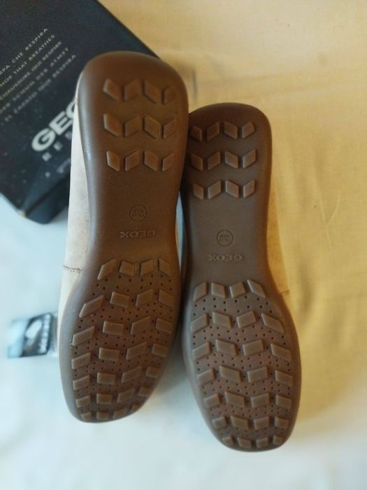 Мокасини нубук Geox