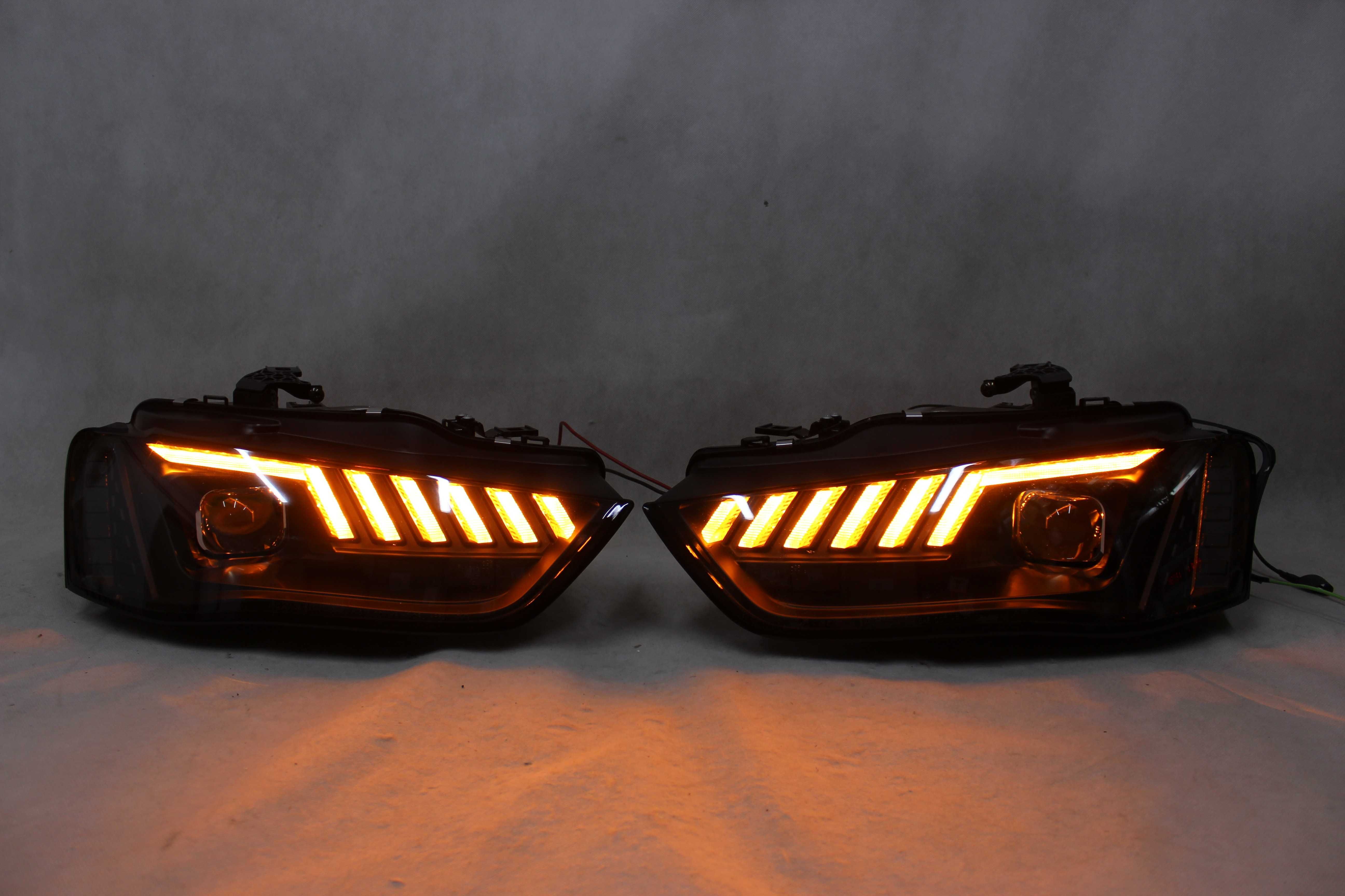 Lampy przednie przód AUDI A4 B8 12-15 lift Dynamiczne LED BAR Xenon