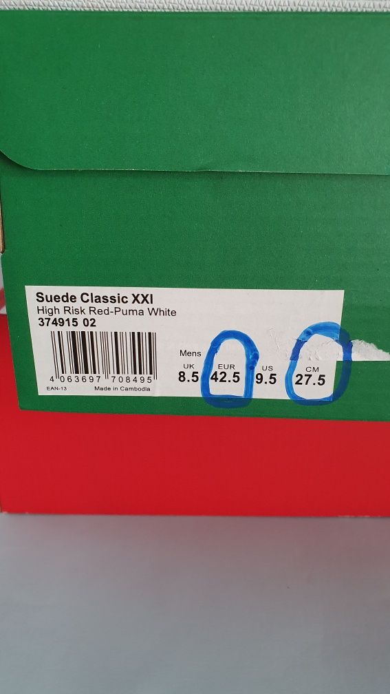 Buty nowe sportowe Puma Suede Classic rozmiar 42.5