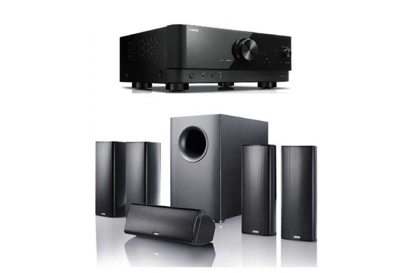 Canton MOVIE 365 kino domowe 5.1 720W + Amplituner Denon AVR 1513