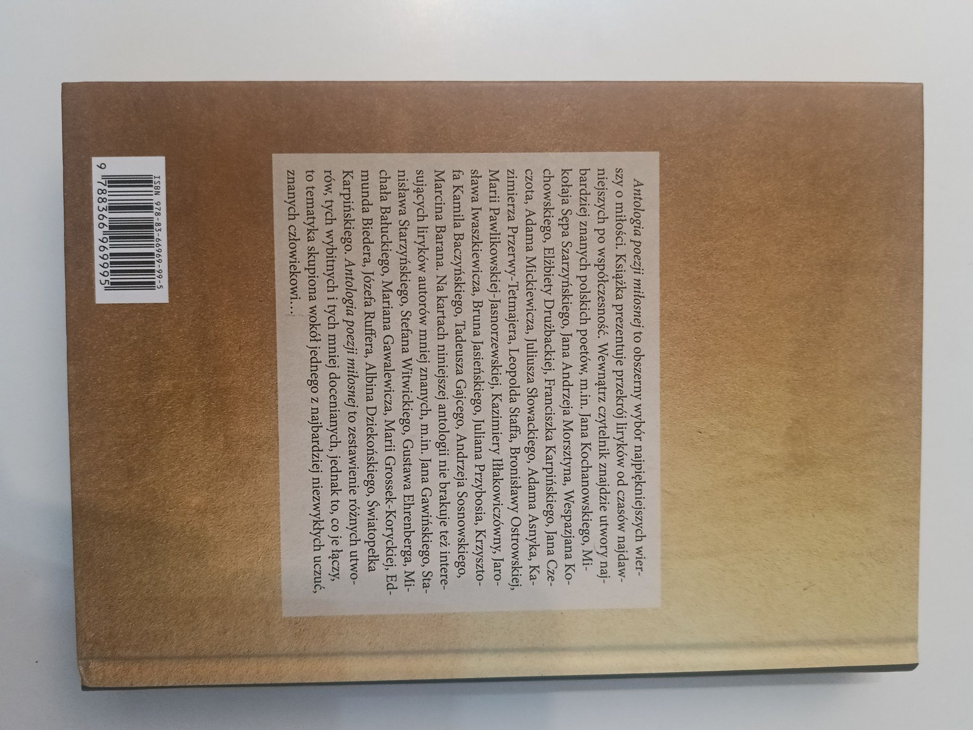 Książka Antologia Poezji Miłosnej