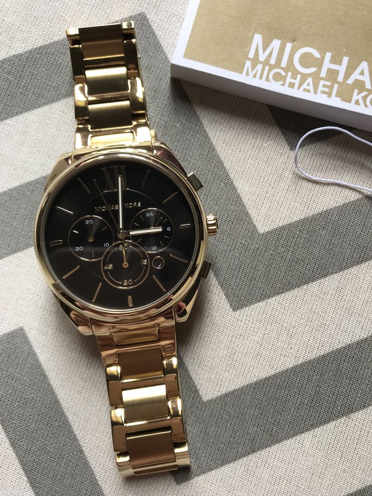 Relógio Michael Kors Dourado Novo