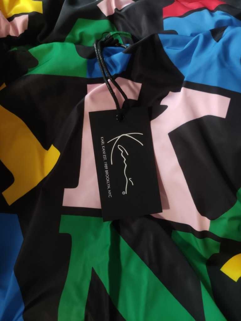 Kurtka Karl Kani puchowa dwustronna Retro reversible logo męska XS/S