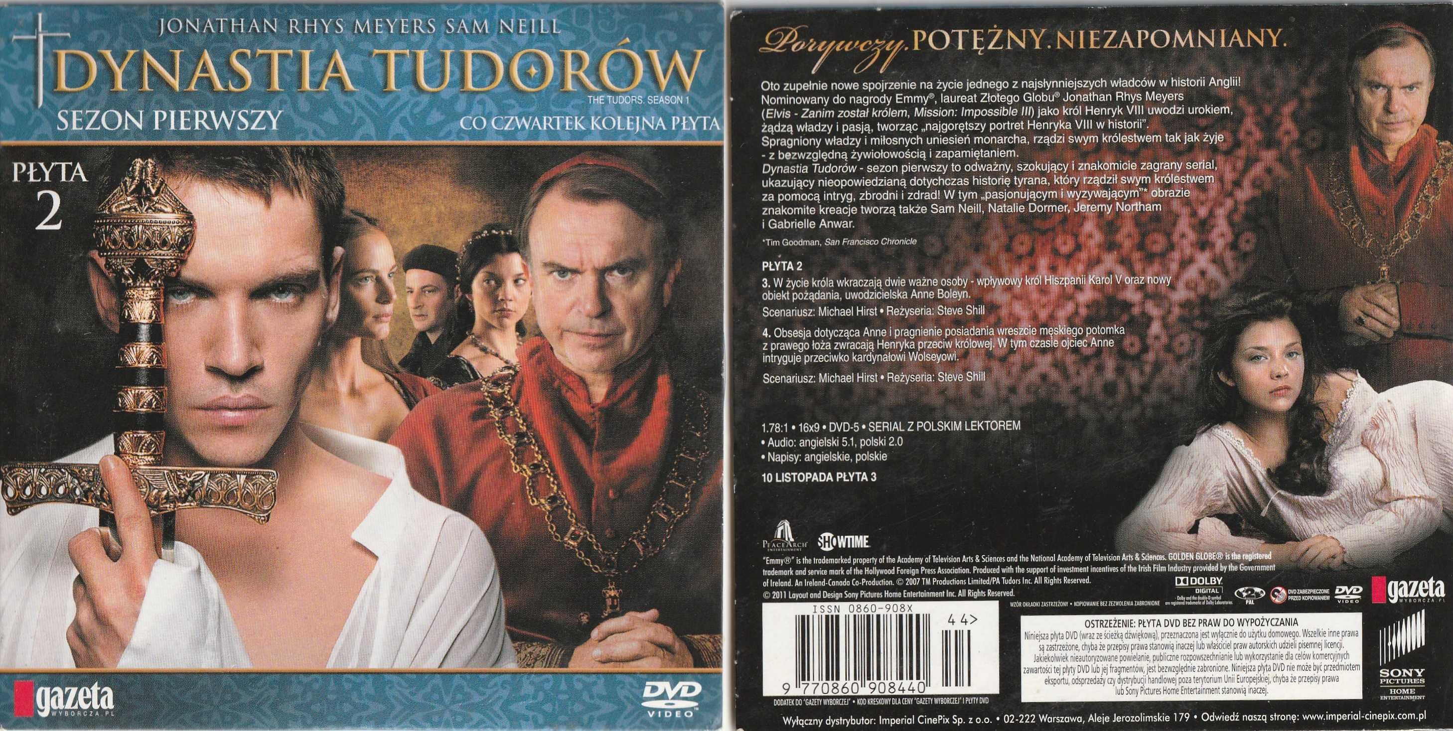 Dynastia Tudorów. Sezon 1, płyta 2