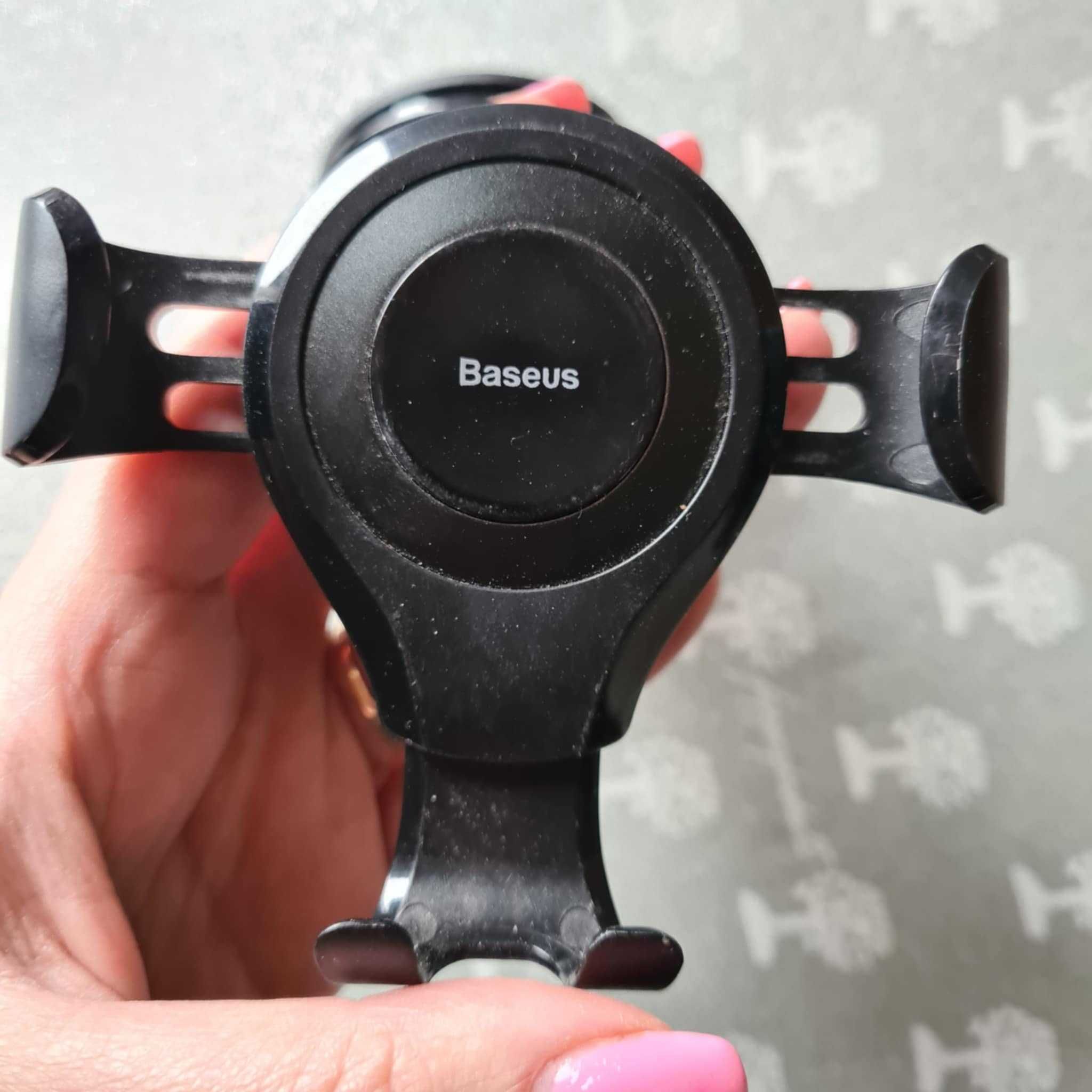 Baseus uchwyt samochodowy na telefon z silikonową przyssawką