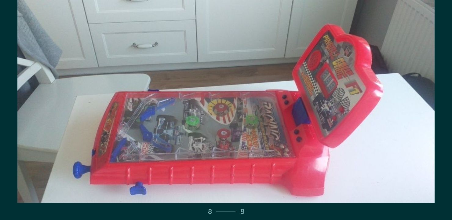 Fliper, Pinball, Racing F1, gra dla dzieci,wyścigi, autka, auta,
