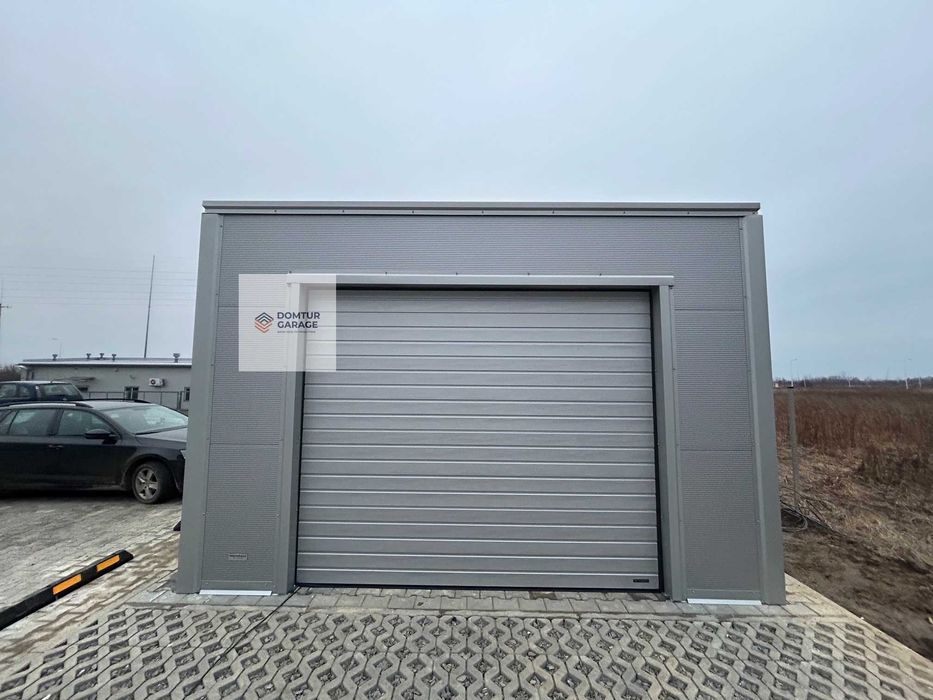 Garaż budynek domek  warsztat ocieplany z płyt warstwowych carport