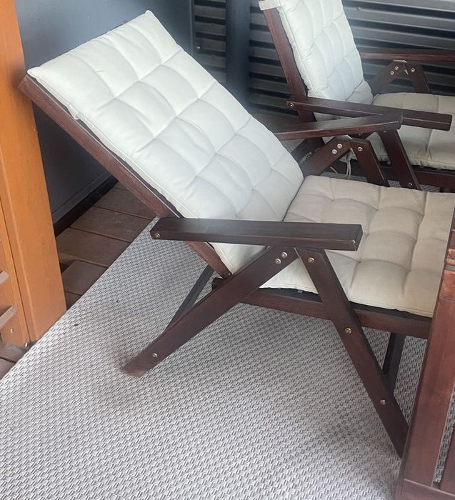 Zestaw mebli ogrodowych applaro - rozkładany stół - komplet