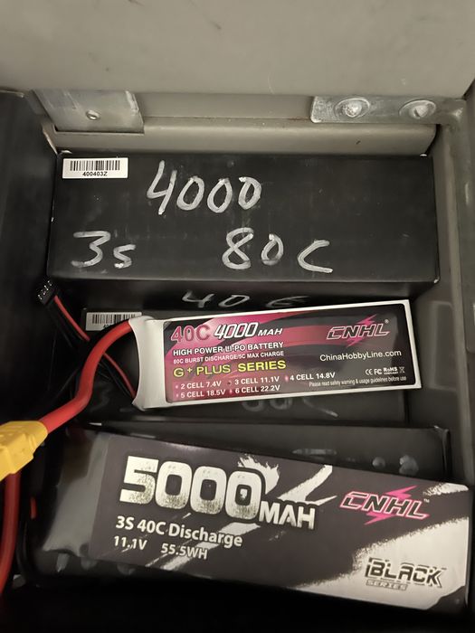 Bateria de lipo 2s 3s 4s