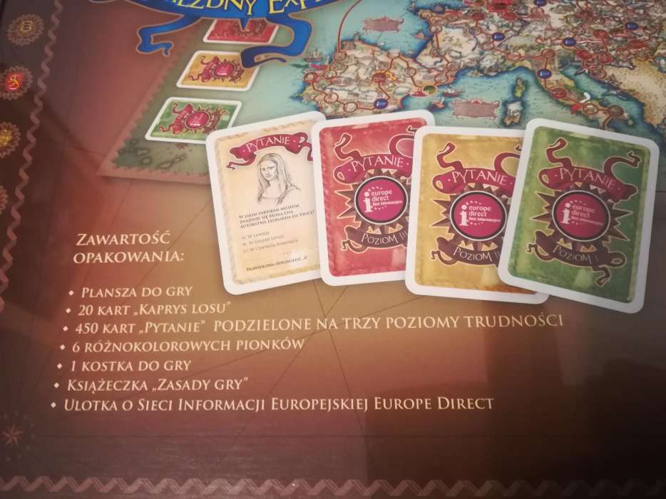 Gra planszowa Gwiezdny express (poznaj kraje Unii Europejskiej)