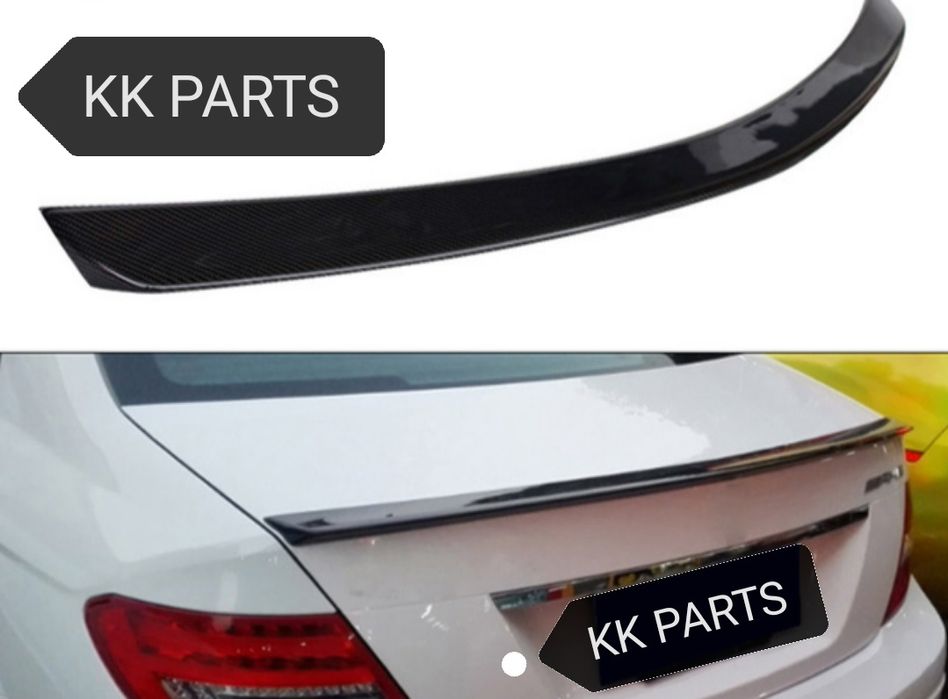 LIP SPOILER AILERON Pala Aba LÂMINA MERCEDES-BENZ C63 AMG W204 NOVO