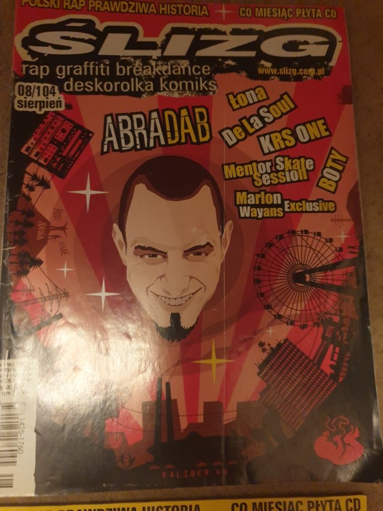 Unikalny Ślizg magazyn hiphopowy 6 numerów zestaw. Okazja, Gratka.