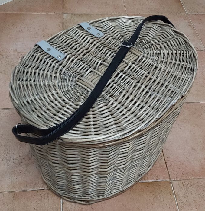 CESTA MULTIUSOS EM VERGA. Casa,Sala,Arrumação,Quintal,Quarto,Lenha.