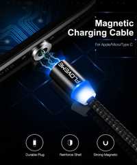 Kabel Magnetyczny FLOVEME 1m + końcówka IOS lub MICRO