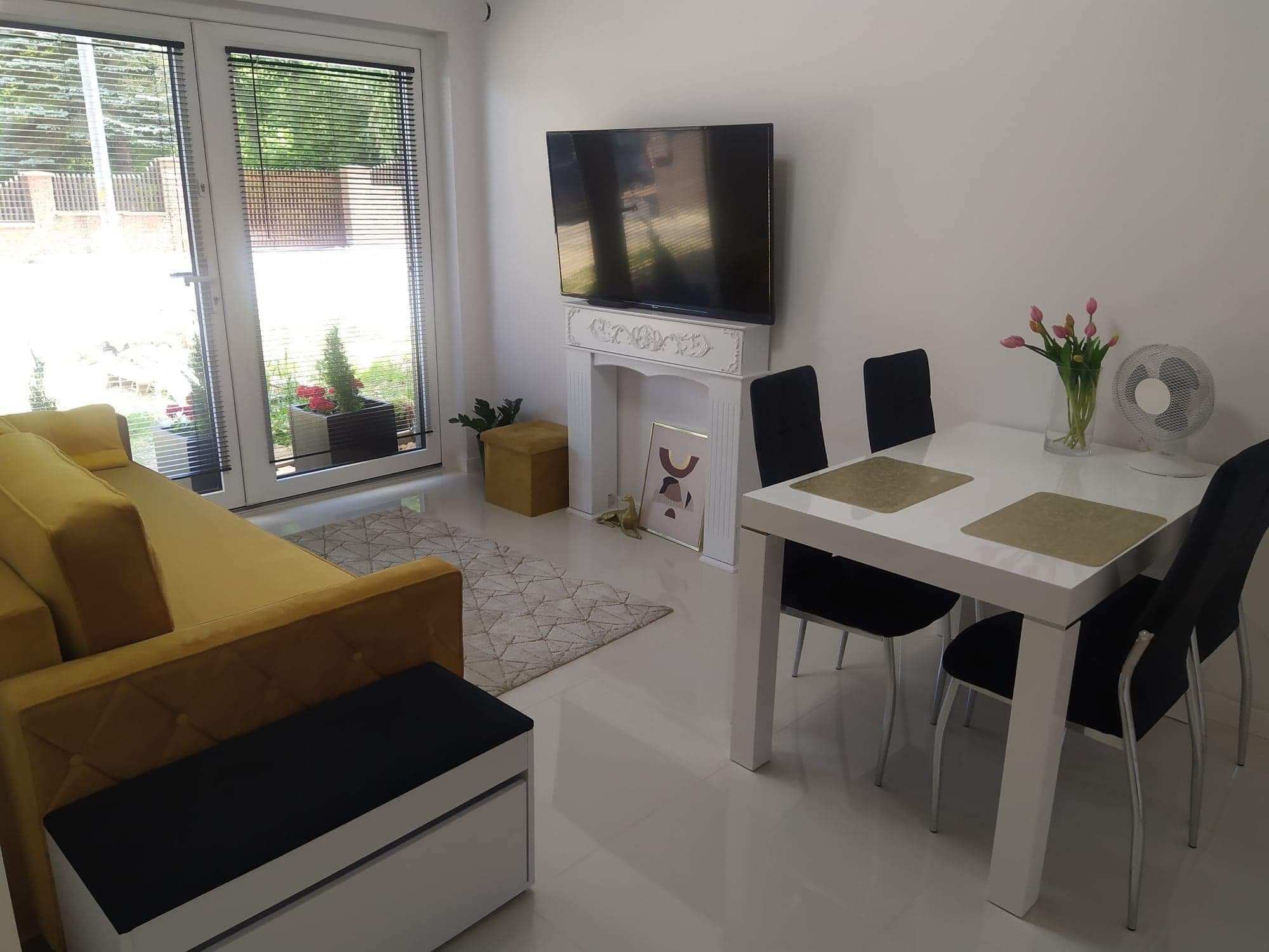 Apartament MILA - Golden i Blu Navy Kielce