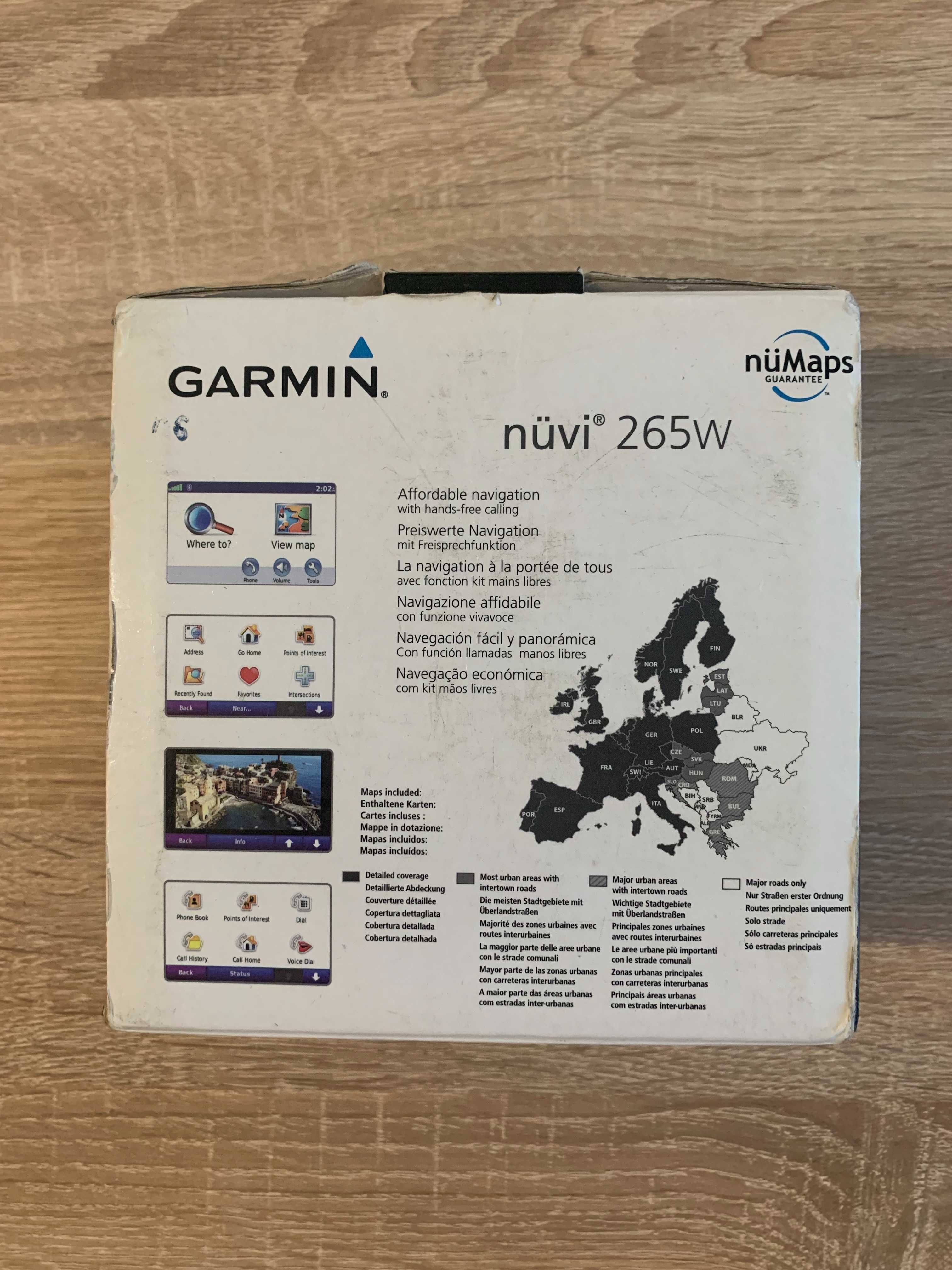 Навігатор GARMIN nüvi 265W