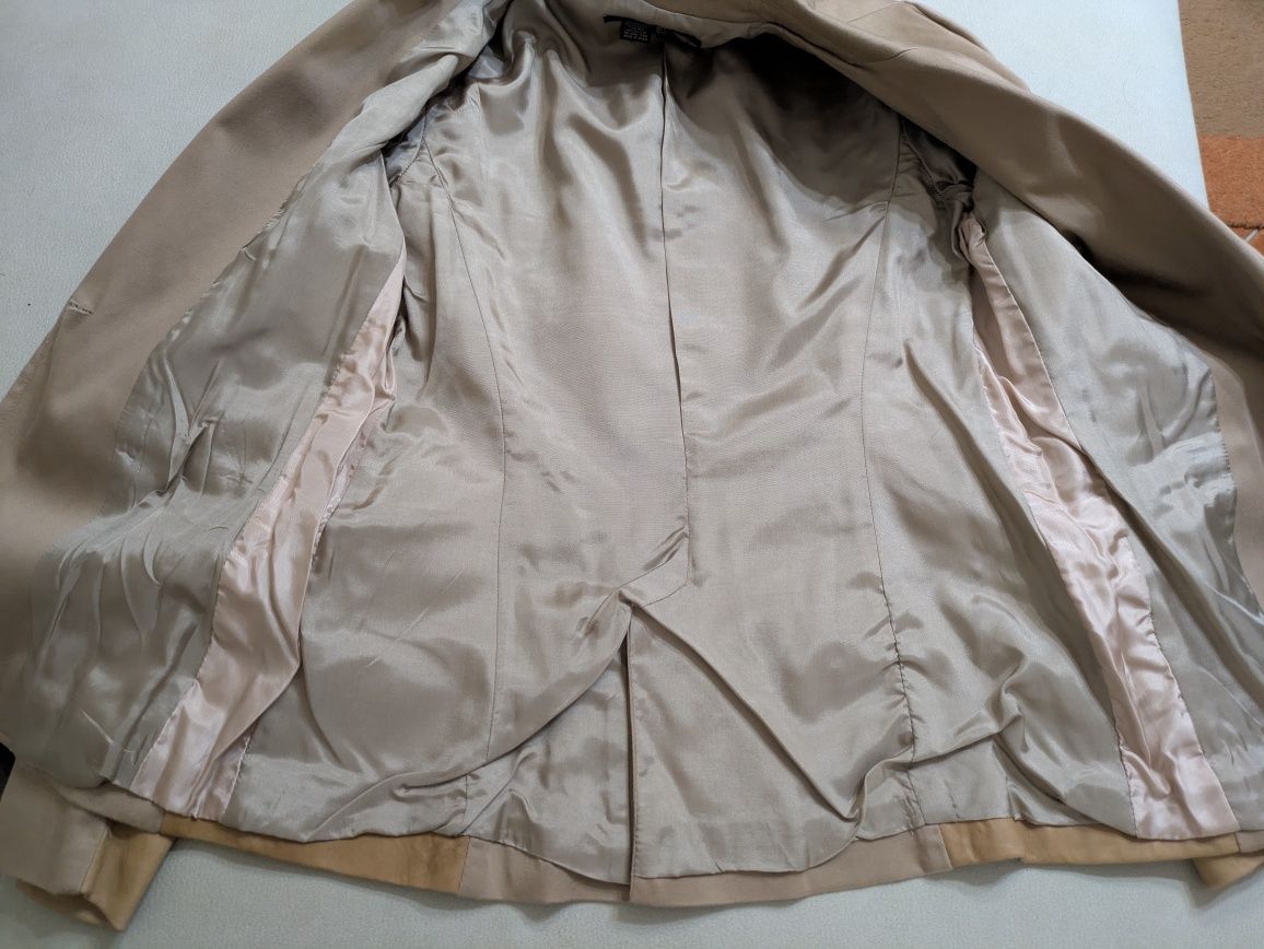 Blazer bege da Zara costumizado