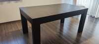 Stół i ława, stolik, wenge. BRW, rozkładany 160/210 x90