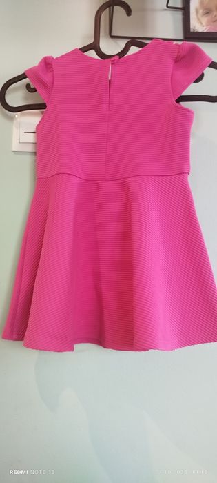 Sukienka okolicznościowa elegancka róż 86