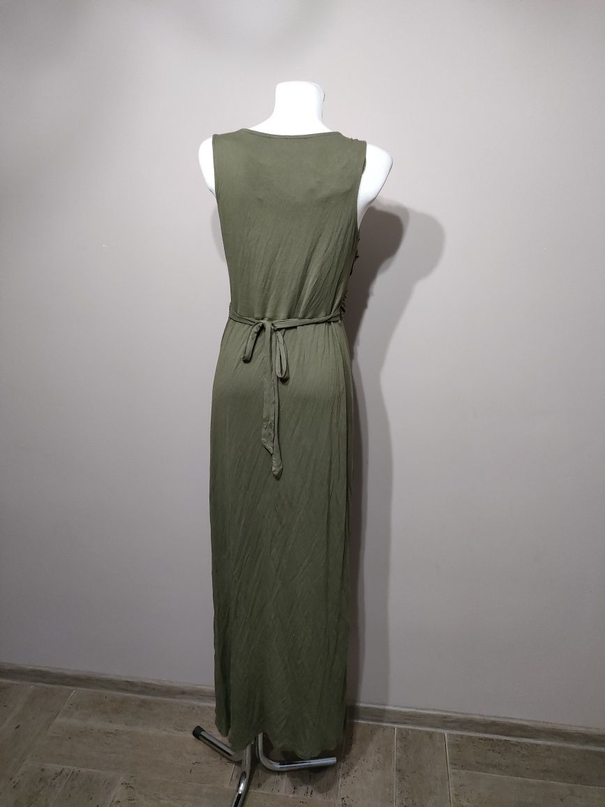 Sukienka maxi khaki L/xl