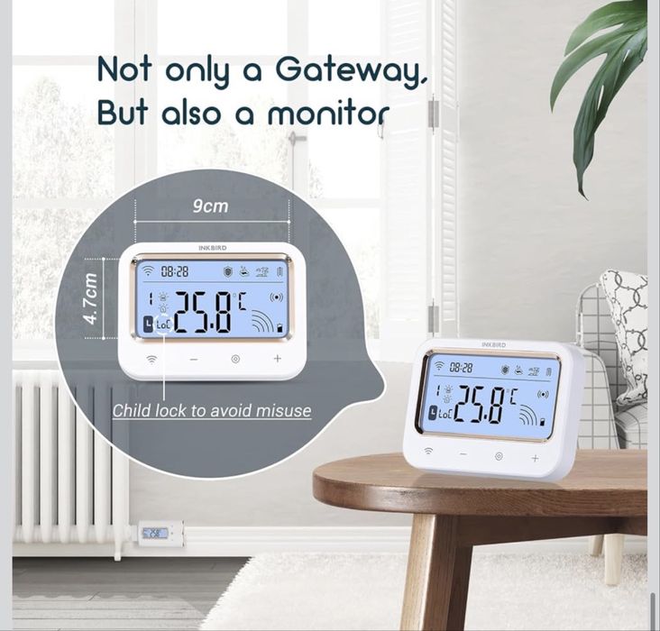 Inkbird IRC-RW1 termostat grzejnikowy WLAN z bramką