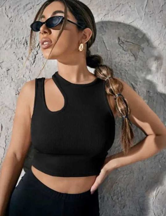 ХІТ!!Майка укорочена з вирізом