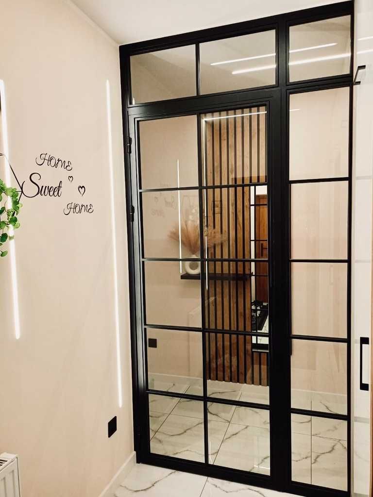 Drzwi LOFT Ścianki i Przeszklenia Loftowe na wymiar – stal + szkło