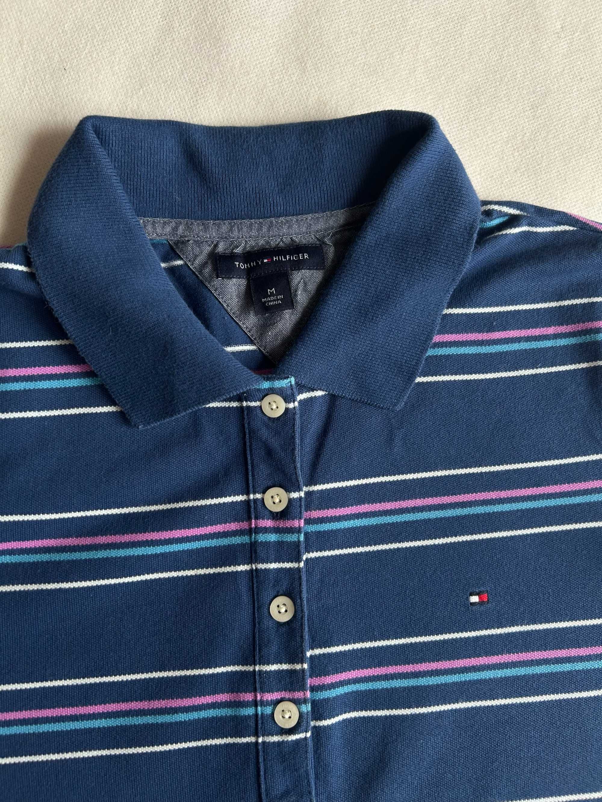Tommy Hilfiger _ Koszulka polo w paski M