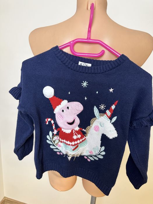 Sweterek swiąteczny rozmiar 92-98 cm TU sesja święta christmas