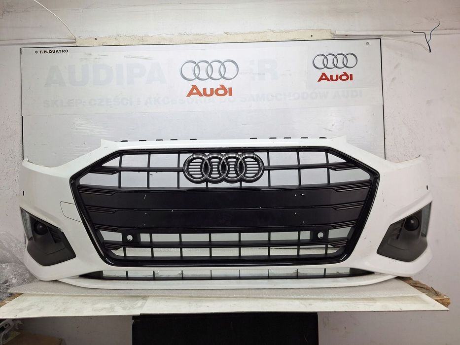 ZDERZAK AUDI A4 8W 8W0 B9 LIFT 2020-2023 OE PO LIFTINGU BLACK EDITION 4XPDC
