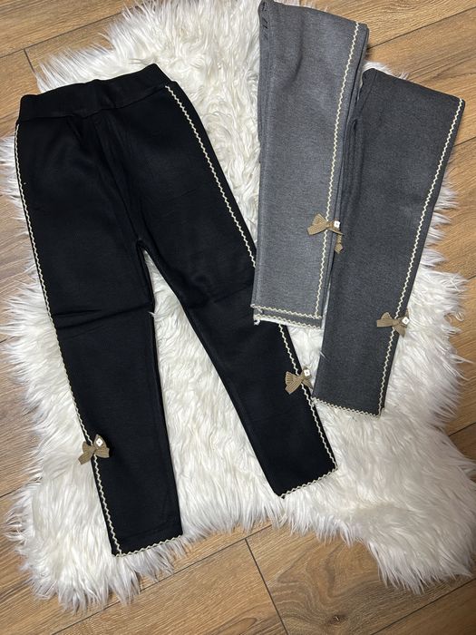 Теплі лосіни з начосом в рубчик, на флісі, на меху, теплые лосины