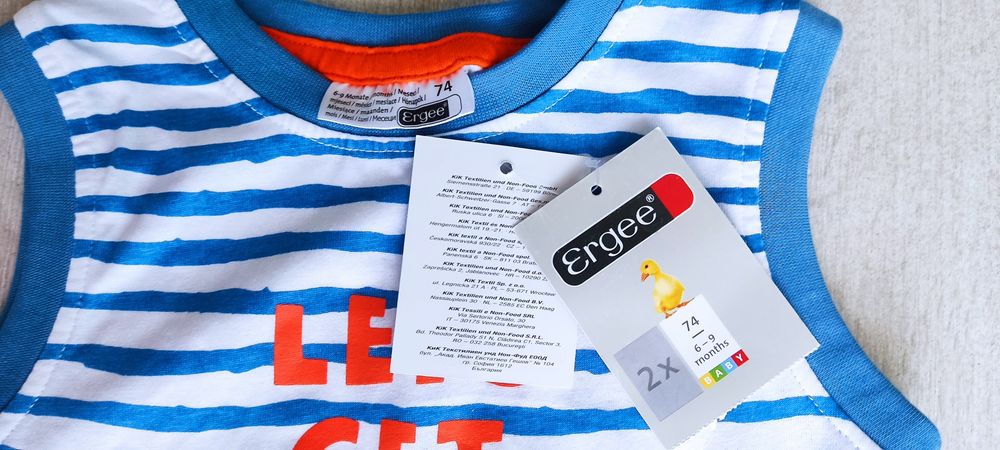 Nowy komplet chłopięcy 74/80/dla chłopca/koszulka/spodnie/spodenki