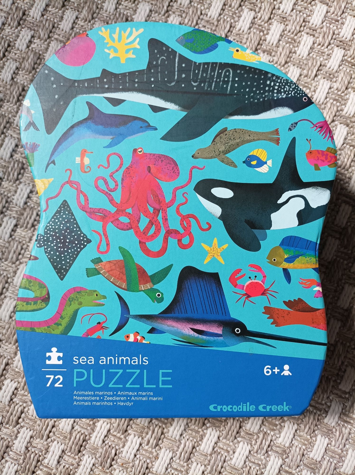 2 puzzles como novos - Marcas Crocodile Creek e Janod