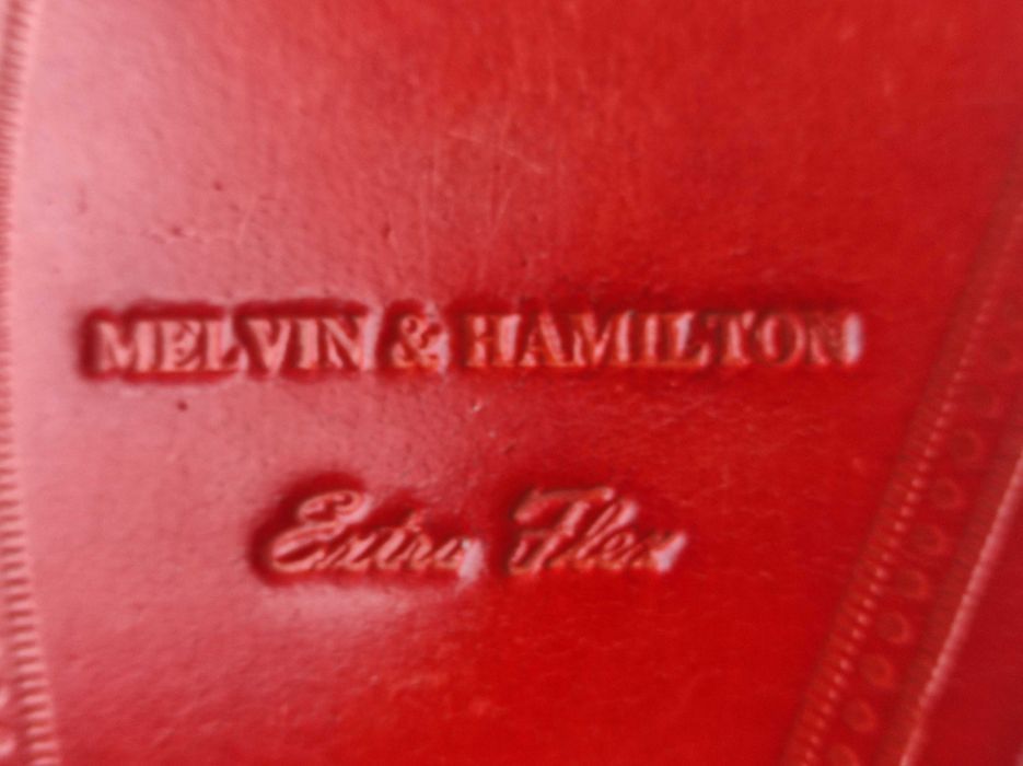 Брендовие кожанние туфли, лофери melvin&hamilton р.42