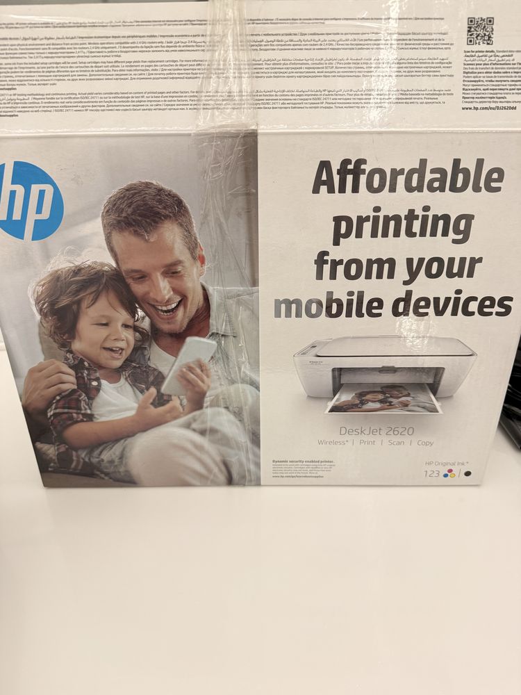 кольоровий принтер-копір-сканер DeskJet 2620 with Wi-Fi прінтер