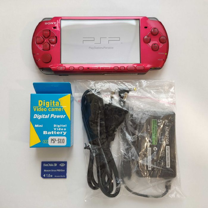 PSP Slim Vermelho Radiante