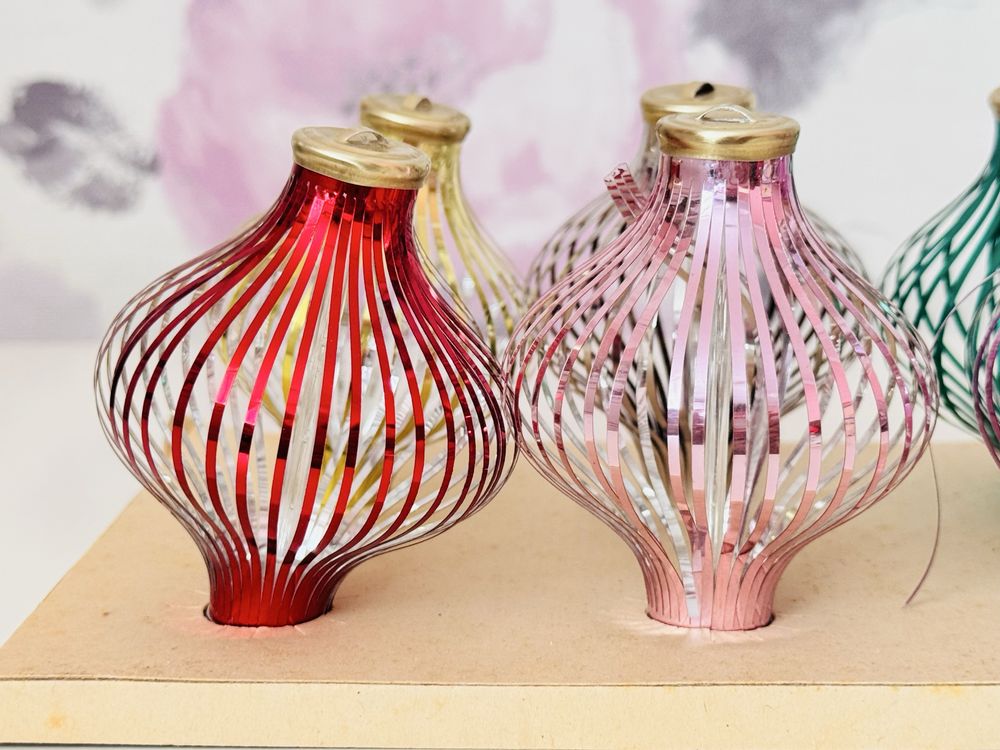 Stare bombki na choinkę, retro DDR PRL