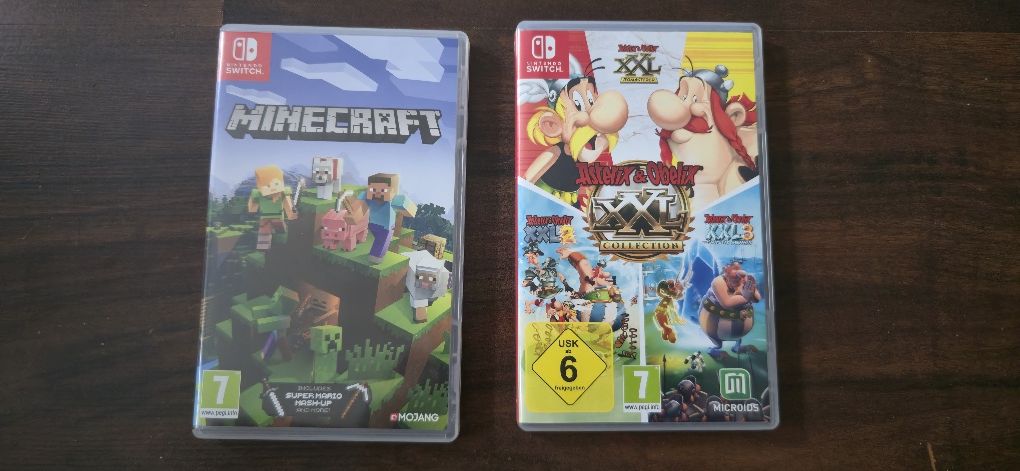 Nintendo Switch box + 5 gier