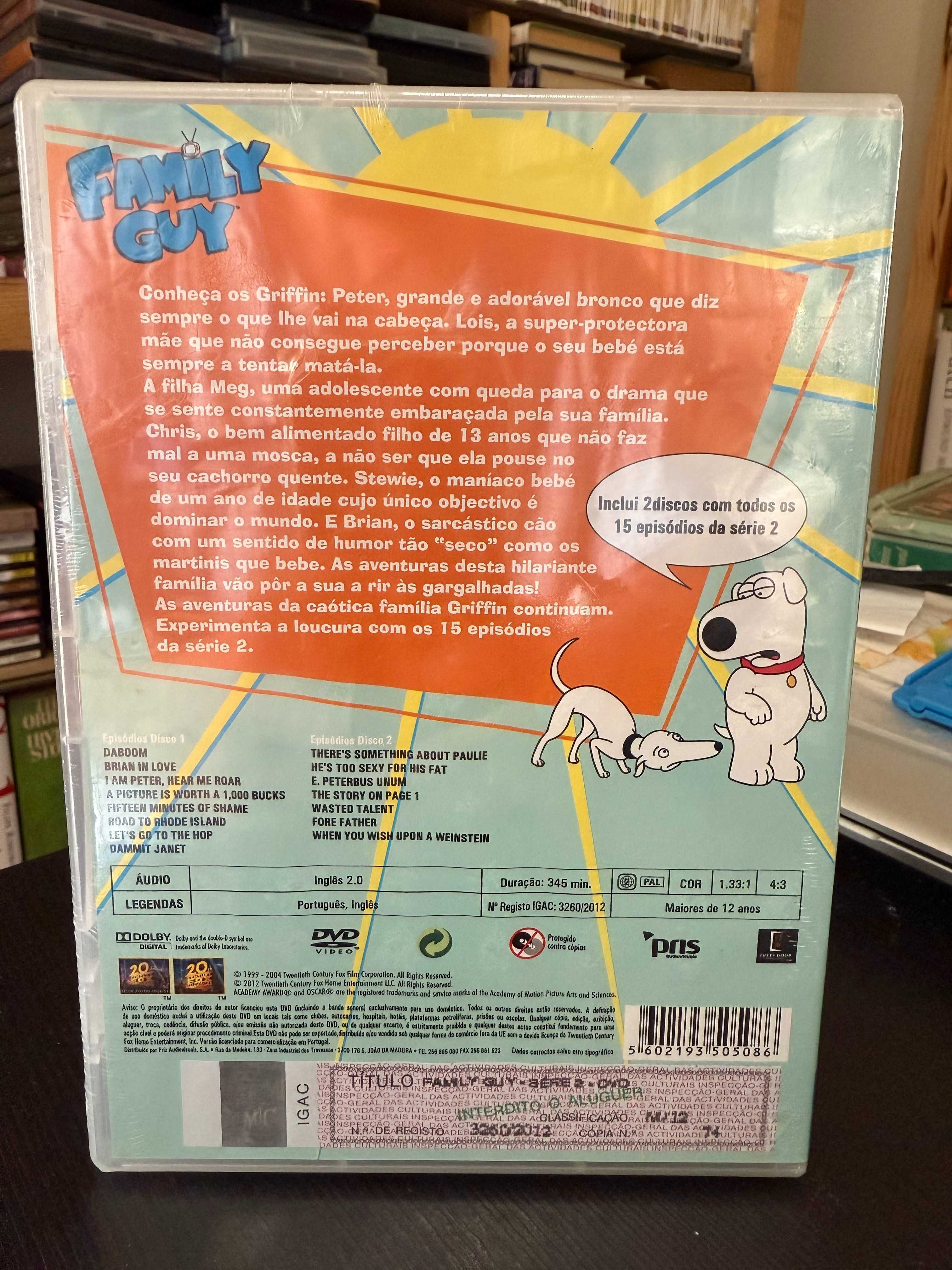 Seth MacFarlane – Family Guy - Season 2 - NOVO - SELADO