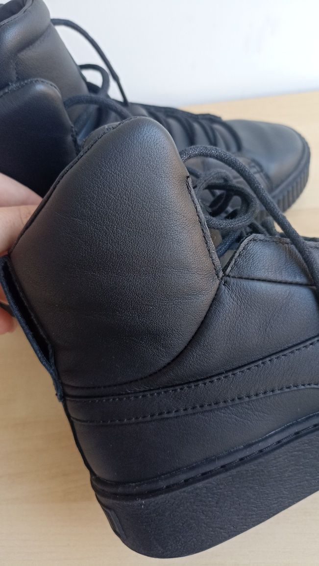Ботинки кроссовки Puma кожа р.38