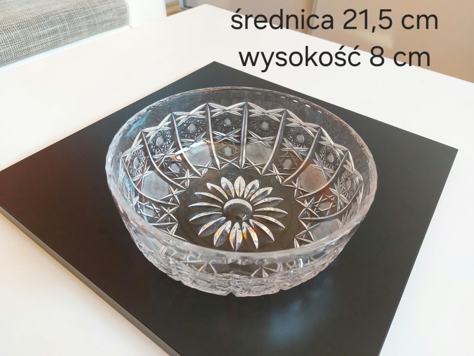 Szkło kryształy PRL - duża misa