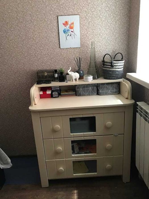 Комплект дитячої мебелі кроватка+комод пеленатор