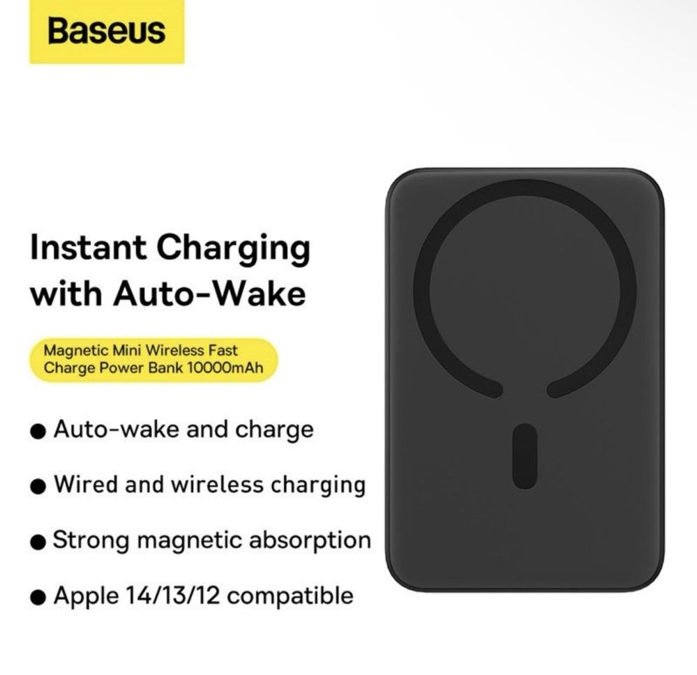 Павербанк Baseus MagSafe 10000maH 20w