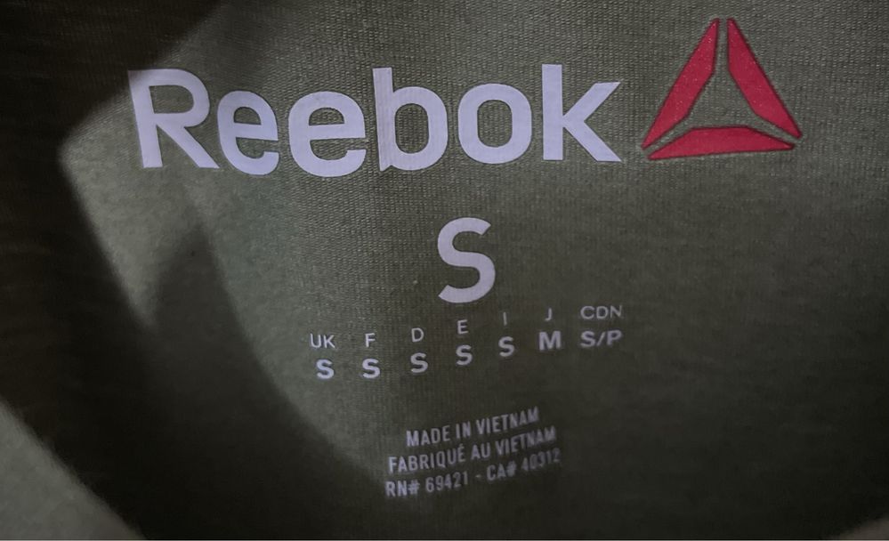 Футболка, Рашгард Reebok Crossfit