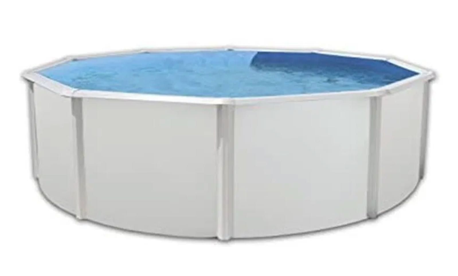Piscina 370 cm x 120 cms, só estrutura metal