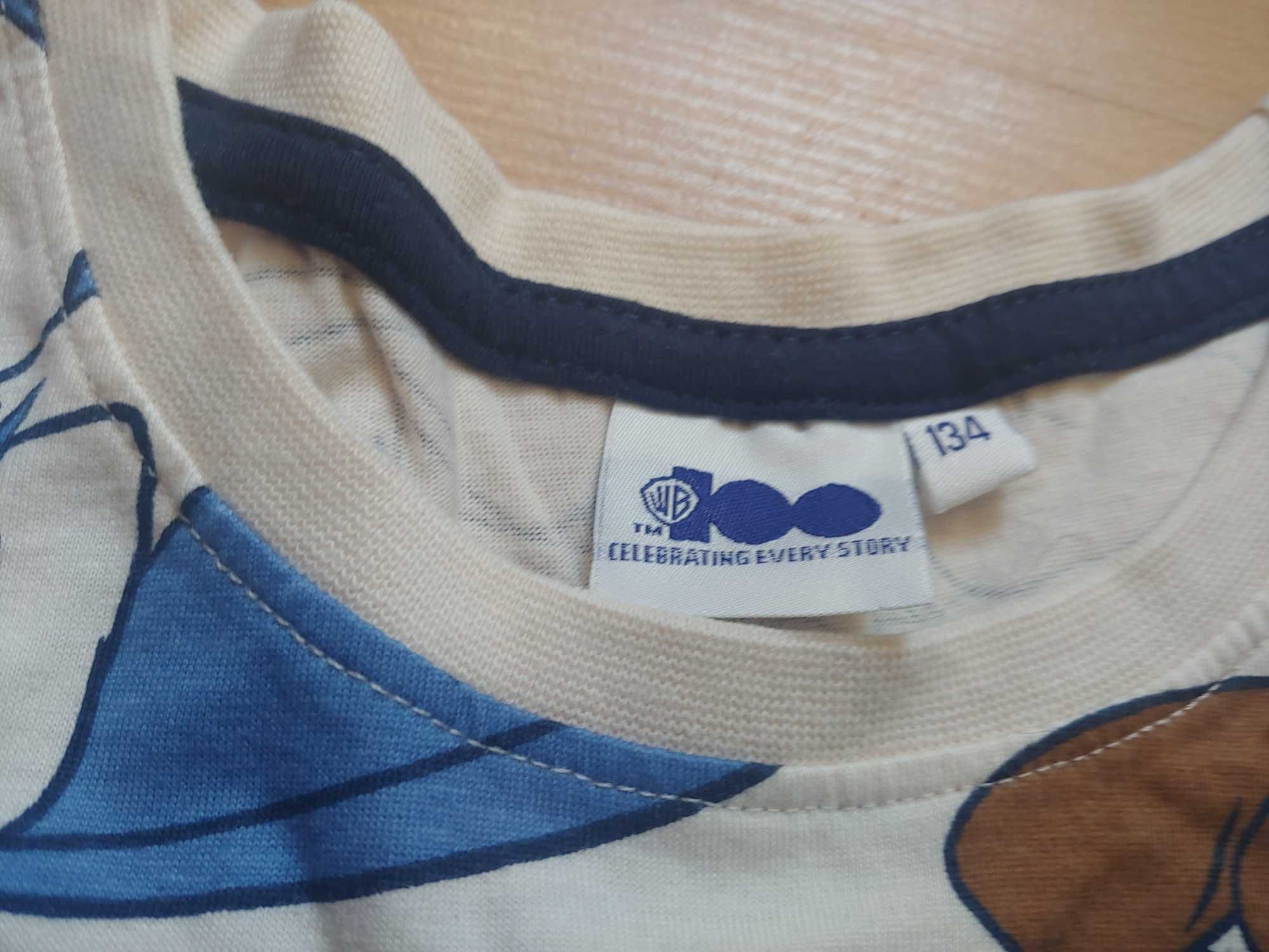 koszulka z królikiem bugsem, kaczorem daffy r. 134
