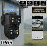 Kamera WIFI Obrotowa 6MP Dwa Obiektywy IP65