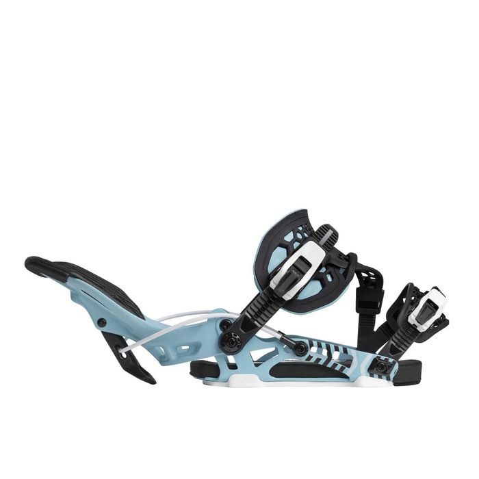 Wiązania Snowboardowe Nidecker flow nx2 hybrid turkusowe 2025, r L